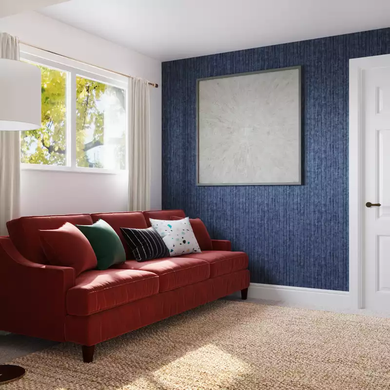 Modern, Bohemian, Midcentury Modern, Minimal Office Design by Havenly Interior Designer Jordi
