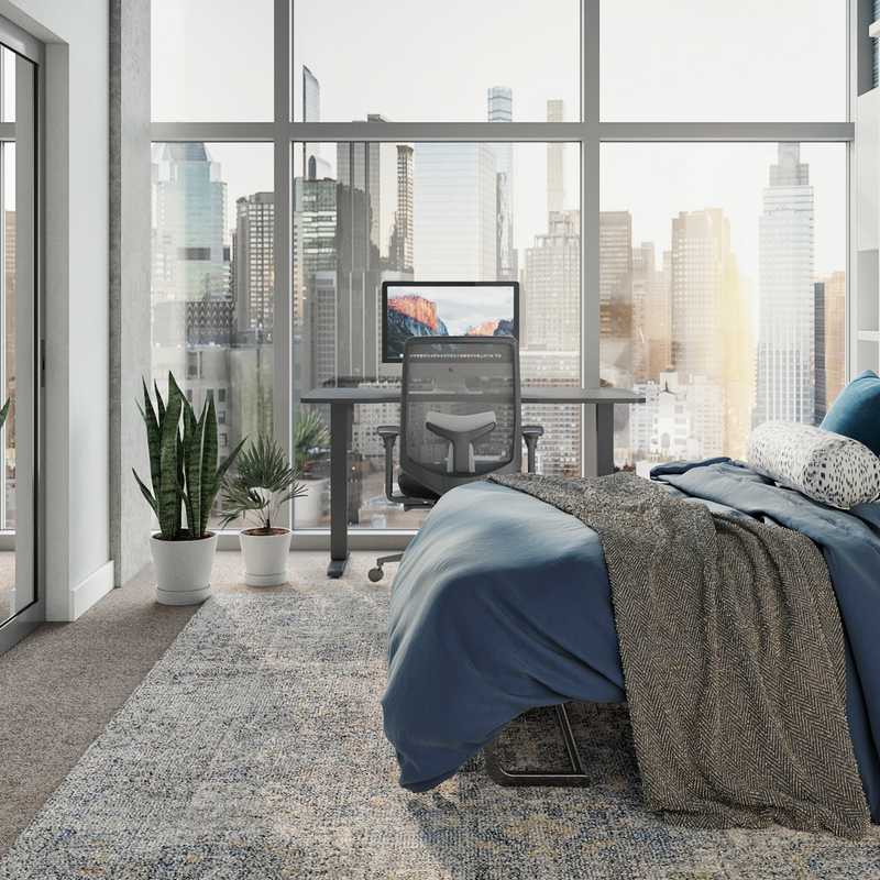 Modern, Industrial, Transitional Office Design by Havenly Interior Designer Sofia