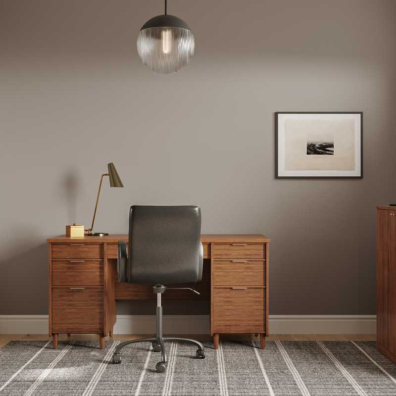 Office Design by Havenly Interior Designer Adan