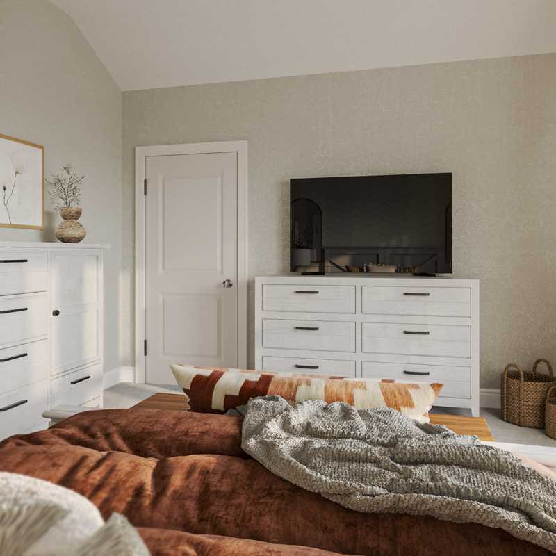 Bohemian, Farmhouse, Scandinavian Bedroom Design by Havenly Interior Designer Michelle