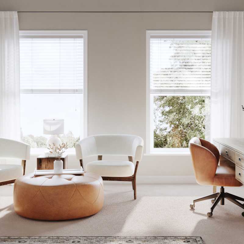Rustic, Transitional, Scandinavian Bedroom Design by Havenly Interior Designer Daniela