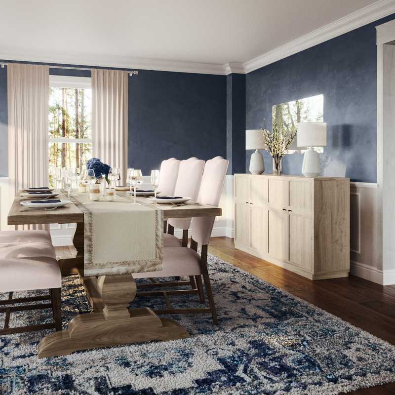 Classic, Traditional Dining Room Design by Havenly Interior Designer Megan
