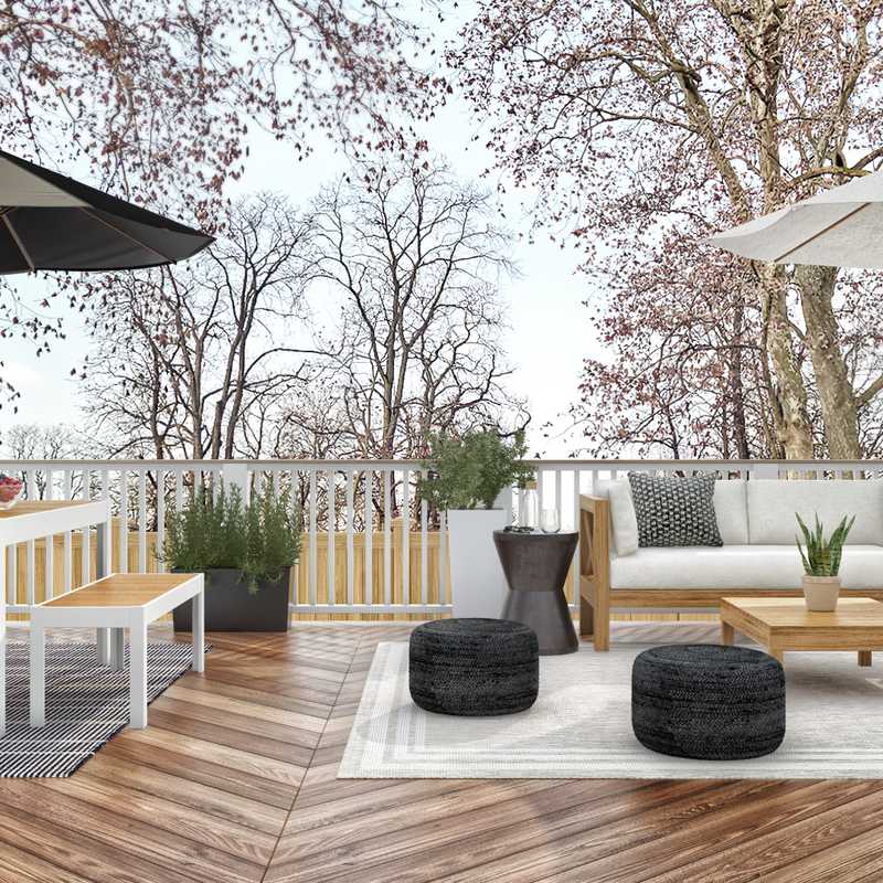 Contemporary, Modern Outdoor Space Design by Havenly Interior Designer Ingrid