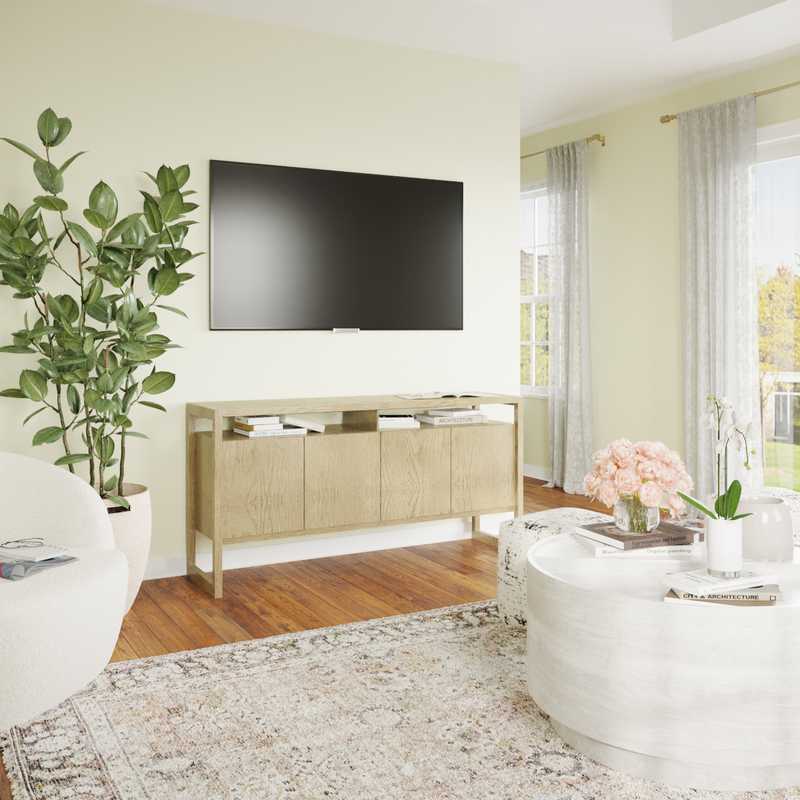 Modern, Classic, Glam Living Room Design by Havenly Interior Designer Carla