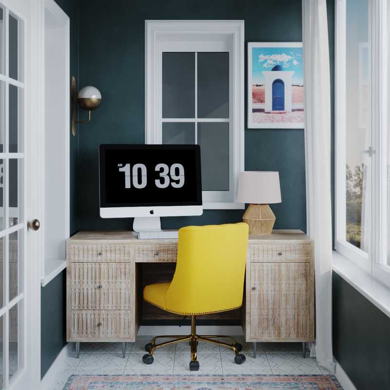 Office Design by Havenly Interior Designer Ana