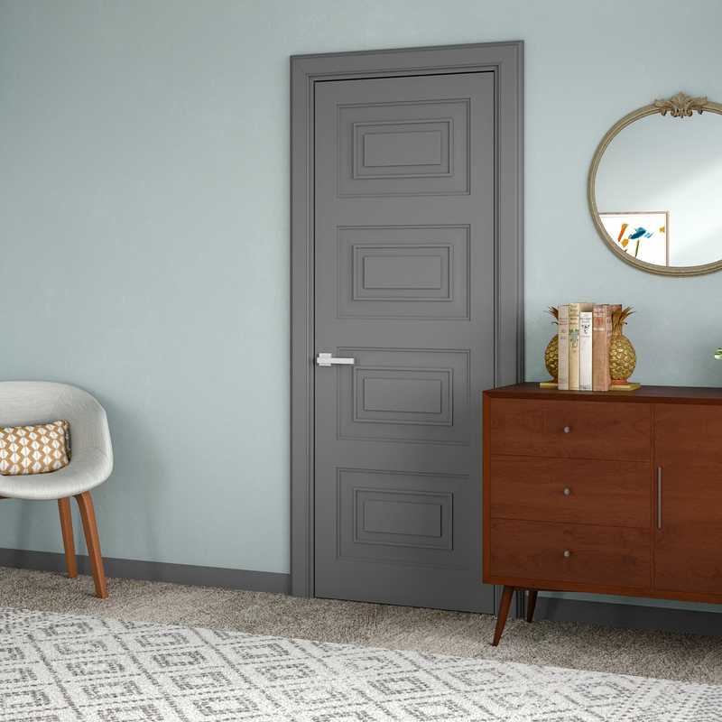 Bohemian, Midcentury Modern Bedroom Design by Havenly Interior Designer Paola