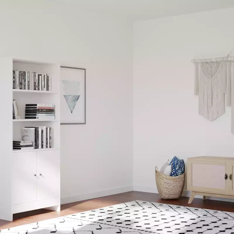 Coastal, Farmhouse Office Design by Havenly Interior Designer Melissa