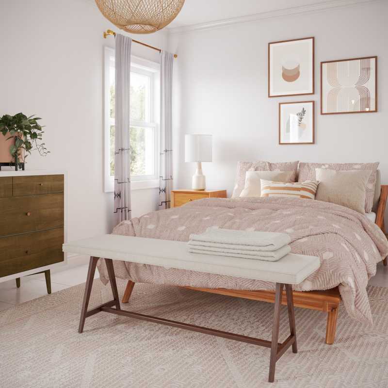 Midcentury Modern Bedroom Design by Havenly Interior Designer Jessica