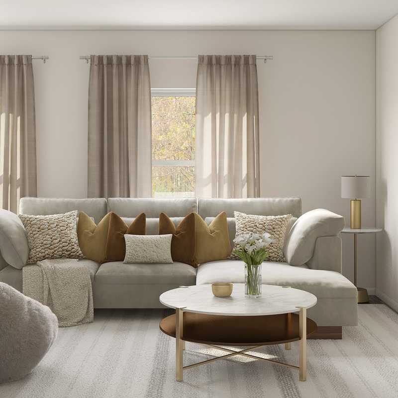 Modern, Glam, Midcentury Modern Bedroom Design by Havenly Interior Designer Tara