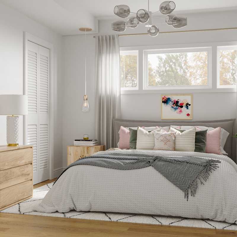 Modern, Eclectic, Bohemian Bedroom Design by Havenly Interior Designer Stefhaniene