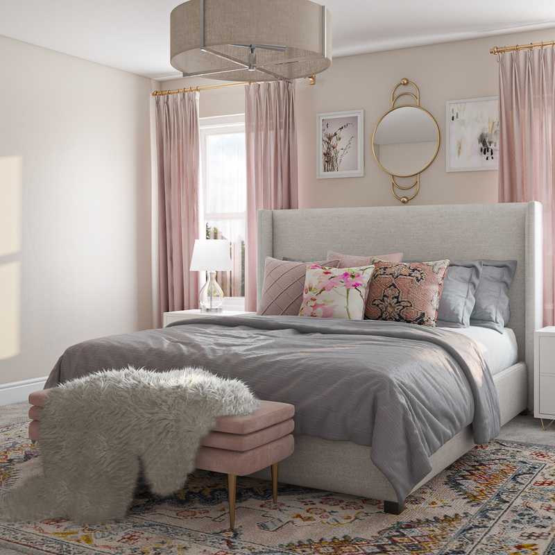 Classic, Bohemian, Coastal, Minimal Bedroom Design by Havenly Interior Designer Isadora