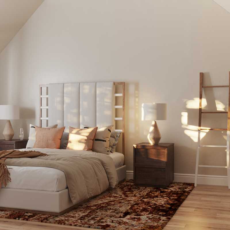 Global, Midcentury Modern, Scandinavian Bedroom Design by Havenly Interior Designer Crystal