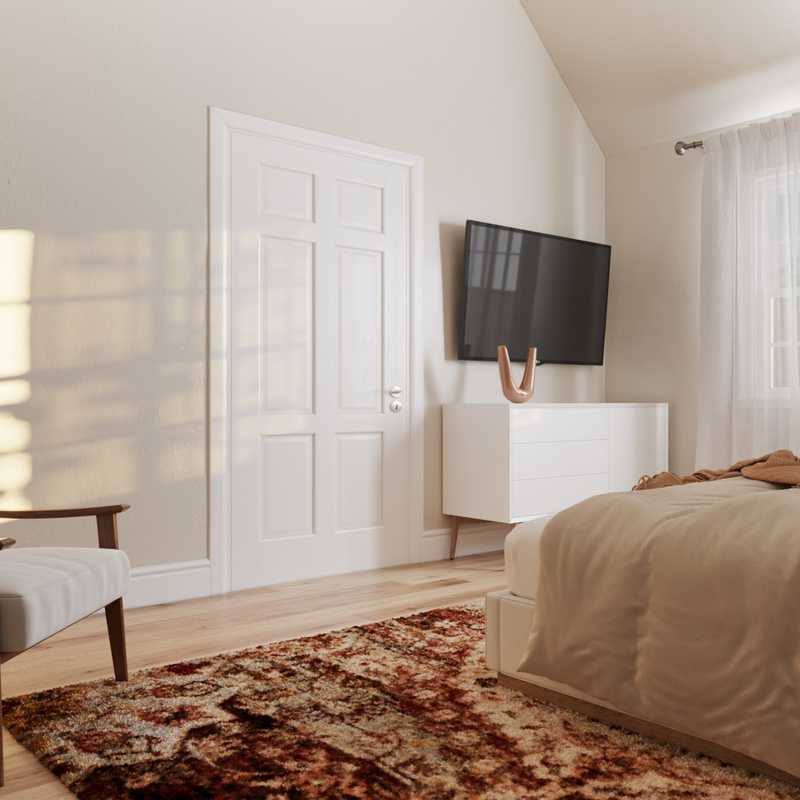 Global, Midcentury Modern, Scandinavian Bedroom Design by Havenly Interior Designer Crystal