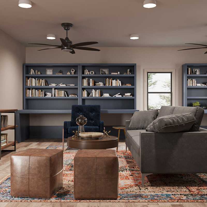 Contemporary, Modern, Classic Living Room Design by Havenly Interior Designer Madison