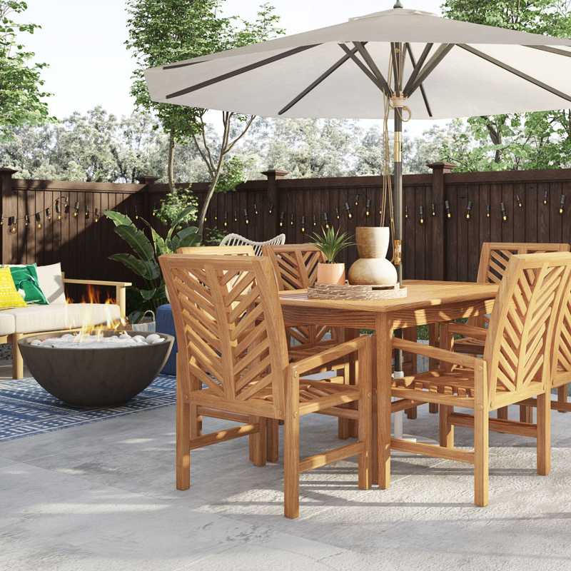 Bohemian Outdoor Space Design by Havenly Interior Designer Priscila