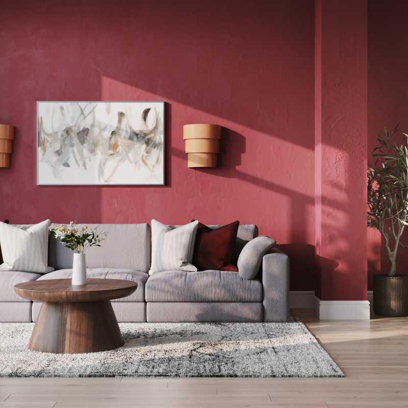 Modern, Transitional Living Room Design by Havenly Interior Designer Julia