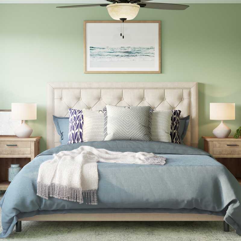 Contemporary, Classic, Coastal Bedroom Design by Havenly Interior Designer Laura