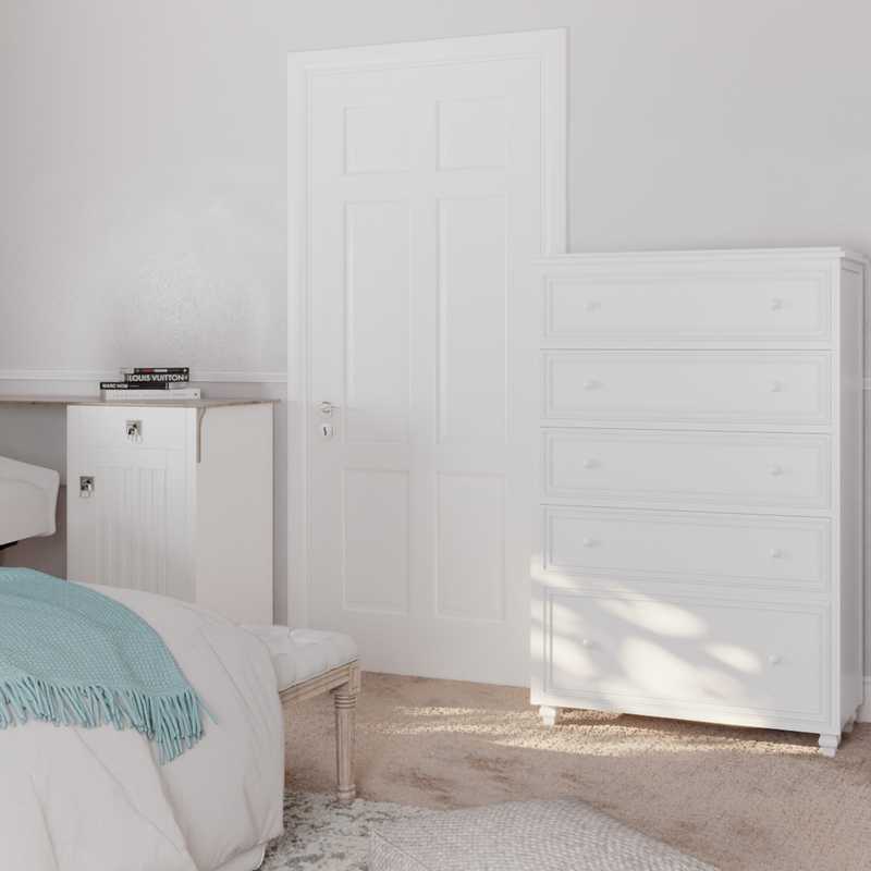 Classic, Coastal Bedroom Design by Havenly Interior Designer Laurie
