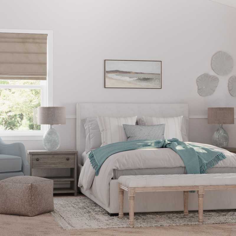 Classic, Coastal Bedroom Design by Havenly Interior Designer Laurie