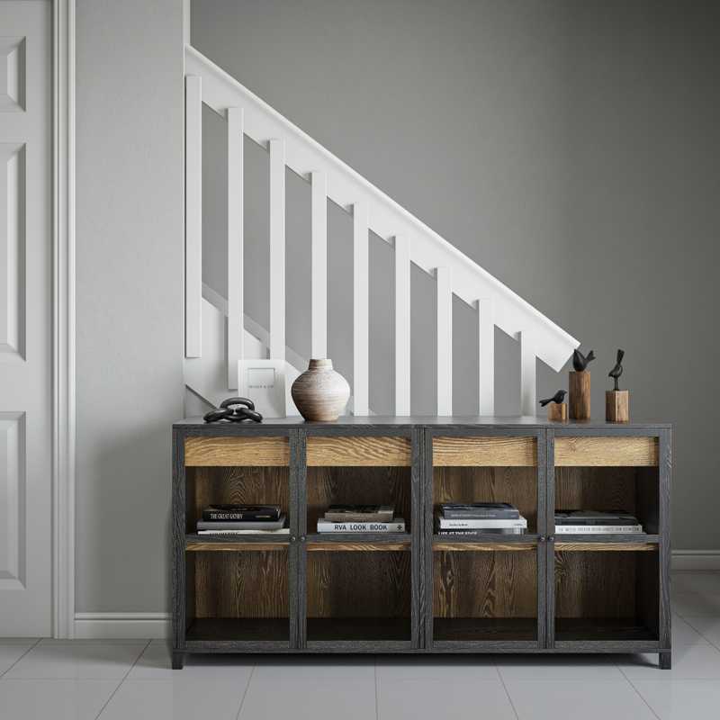 Midcentury Modern, Scandinavian Living Room Design by Havenly Interior Designer Maria