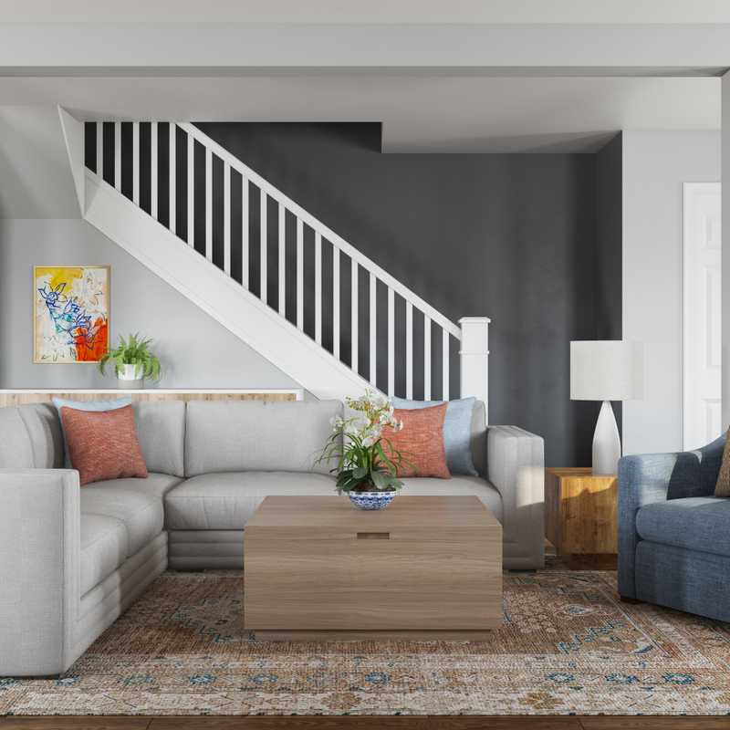 Modern Living Room Design by Havenly Interior Designer Abigail