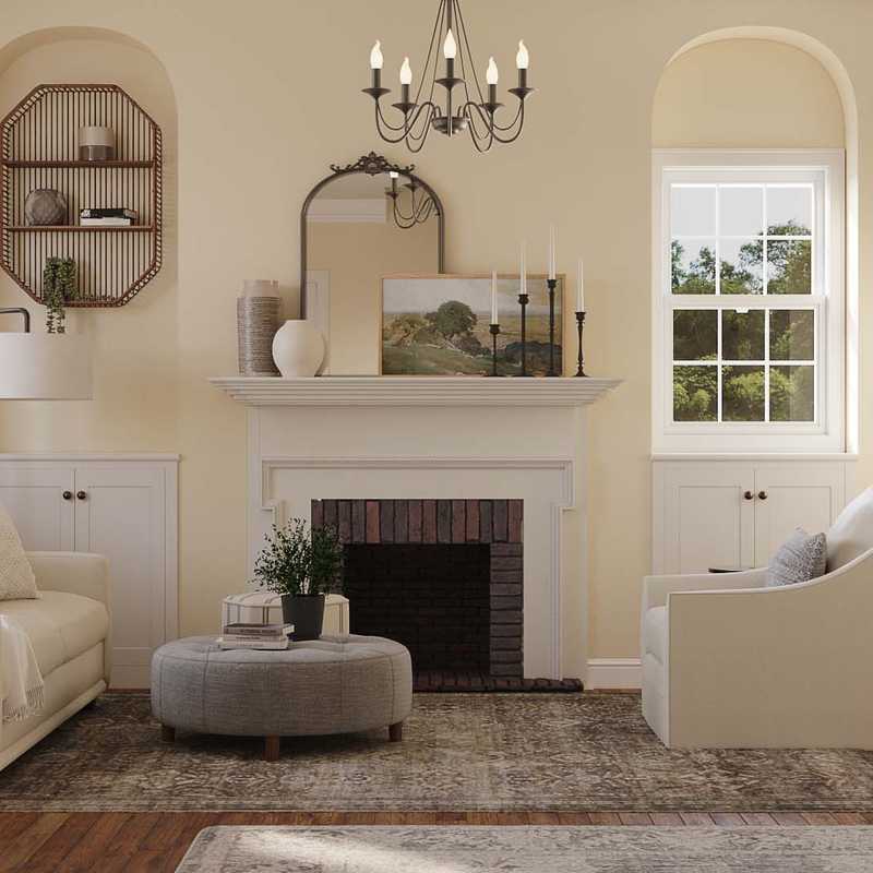 Classic, Traditional, Farmhouse Dining Room Design by Havenly Interior Designer Leigh