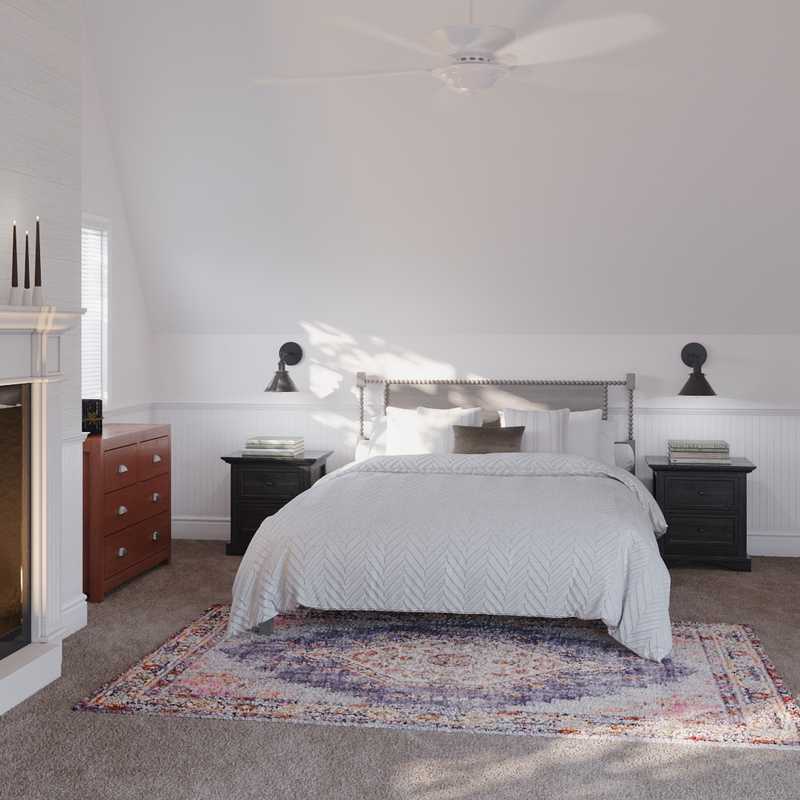 Classic, Rustic, Vintage Bedroom Design by Havenly Interior Designer Katie