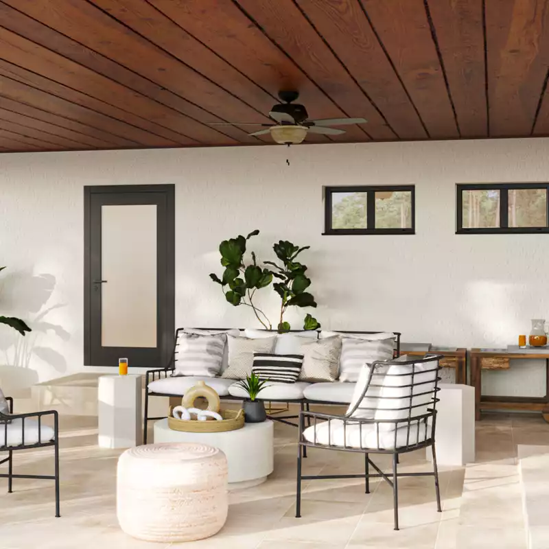 Modern, Transitional Outdoor Space Design by Havenly Interior Designer Jennifer