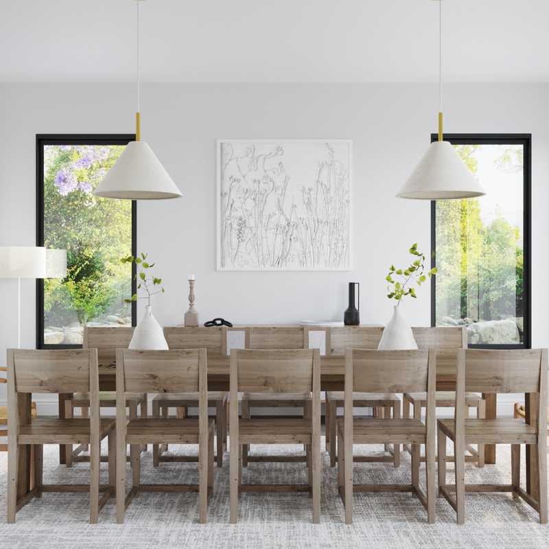 Modern, Farmhouse, Transitional, Country Dining Room Design by Havenly Interior Designer Dalia