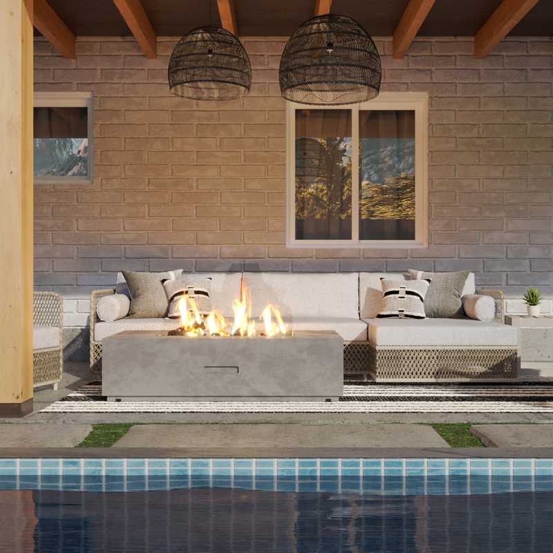 Modern, Classic Outdoor Space Design by Havenly Interior Designer Caroline