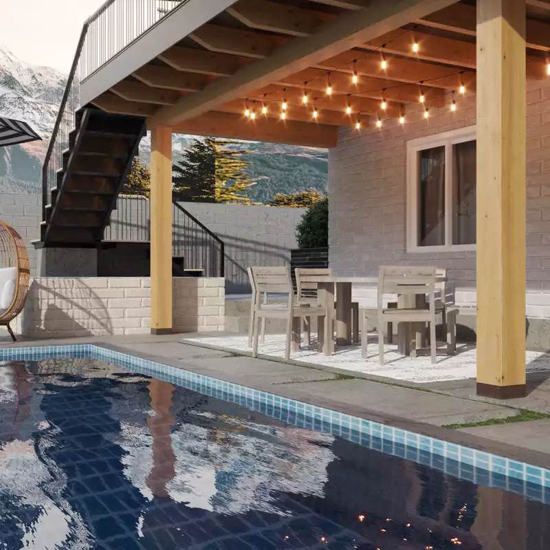 Modern, Classic Outdoor Space Design by Havenly Interior Designer Caroline