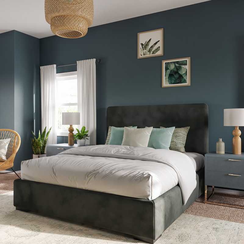 Eclectic, Global Bedroom Design by Havenly Interior Designer Ashley