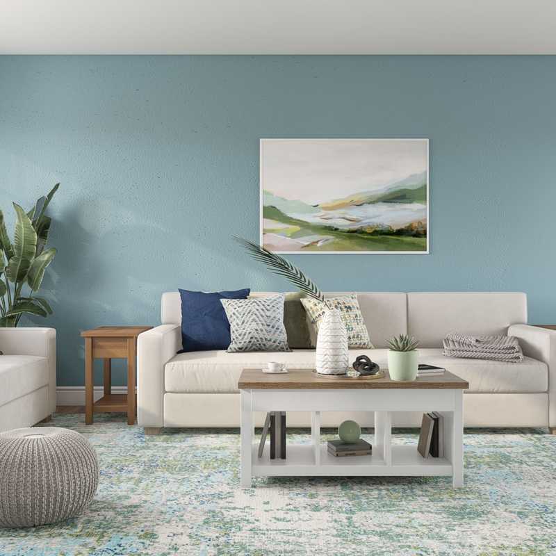 Modern, Classic, Bohemian Living Room Design by Havenly Interior Designer Nicole