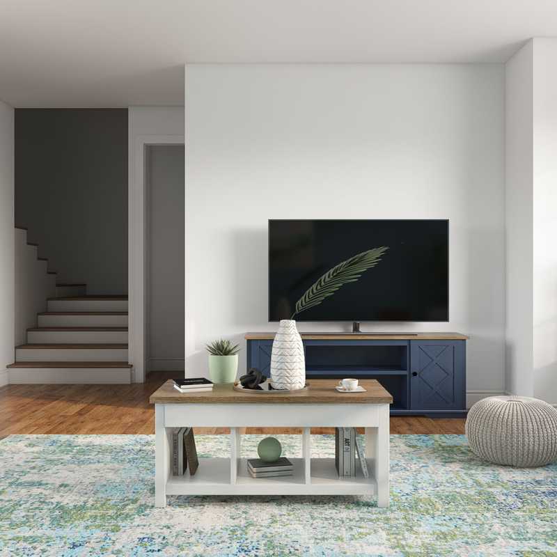 Modern, Classic, Bohemian Living Room Design by Havenly Interior Designer Nicole