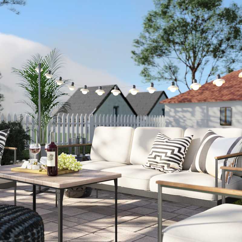 Contemporary, Bohemian Outdoor Space Design by Havenly Interior Designer Alycia