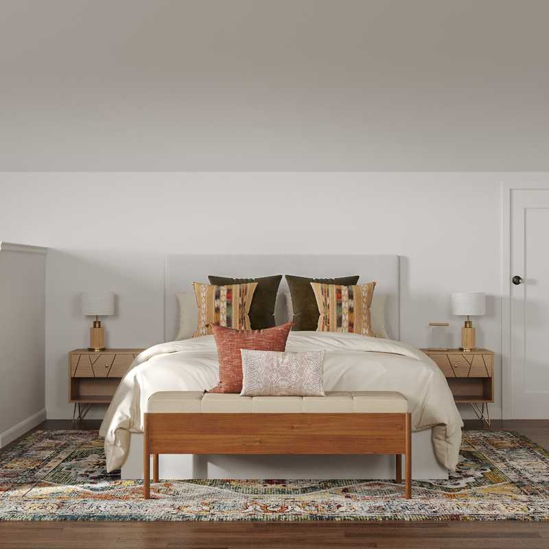 Modern, Bohemian Bedroom Design by Havenly Interior Designer Lena