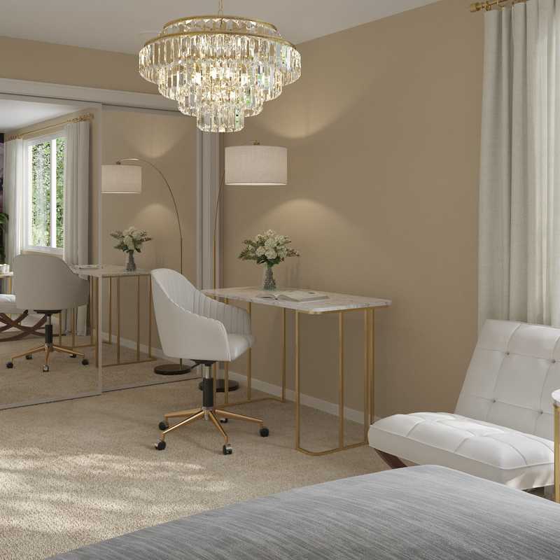 Eclectic, Bohemian, Glam Bedroom Design by Havenly Interior Designer Tara