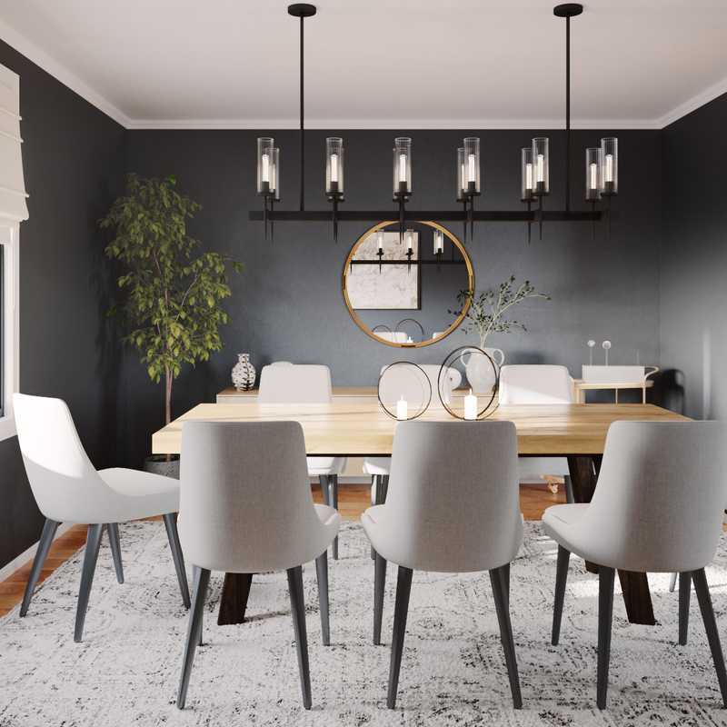 Traditional, Transitional Dining Room Design by Havenly Interior Designer Victoria