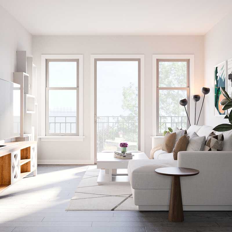 Modern, Classic, Glam, Classic Contemporary Living Room Design by Havenly Interior Designer Manasi