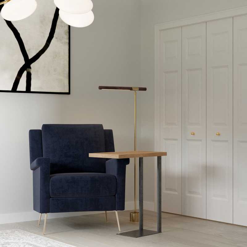 Modern, Midcentury Modern Office Design by Havenly Interior Designer Romina