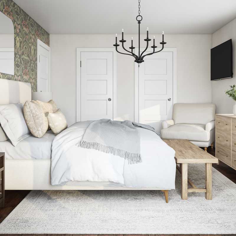 Rustic, Vintage Bedroom Design by Havenly Interior Designer Daniela