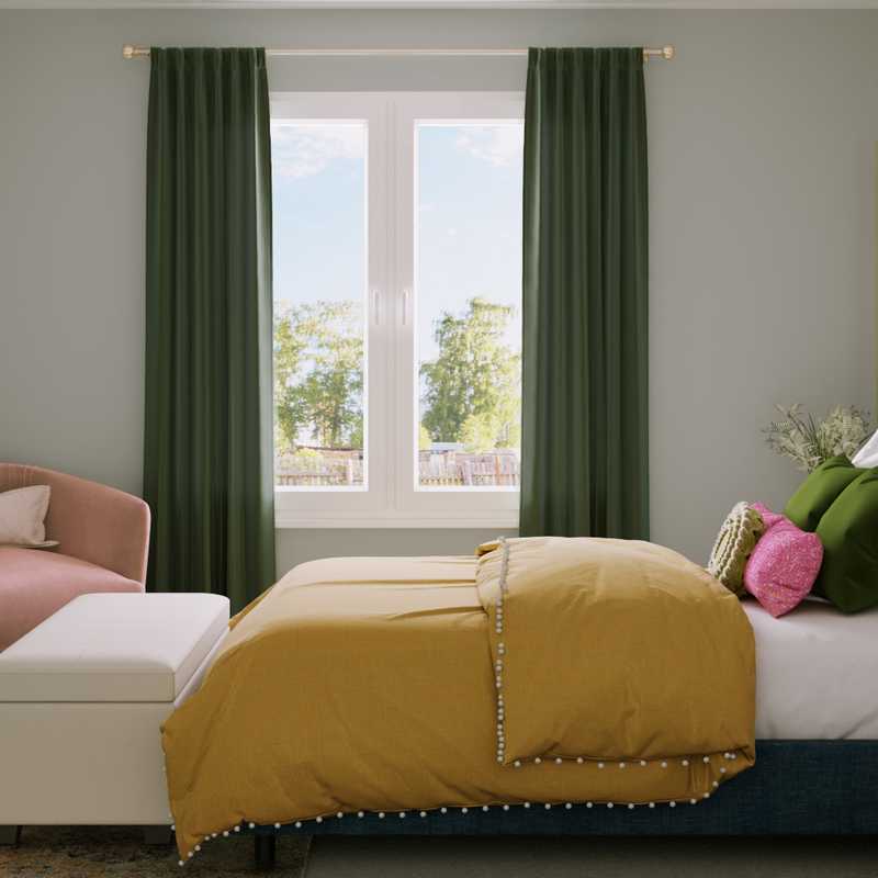Modern, Glam Bedroom Design by Havenly Interior Designer Carolina