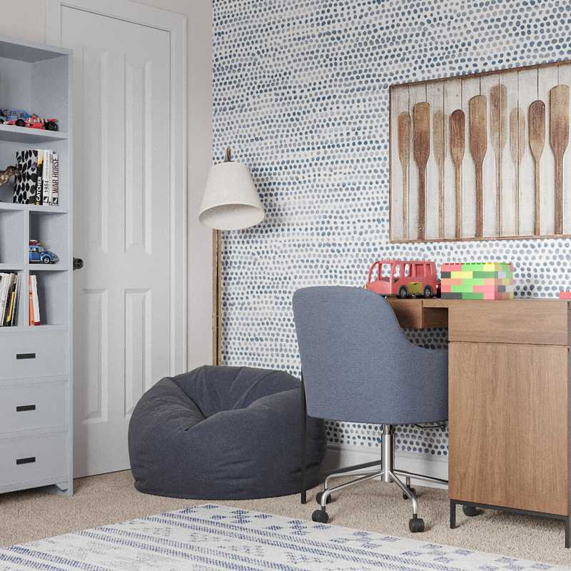Coastal Bedroom Design by Havenly Interior Designer Aubrey