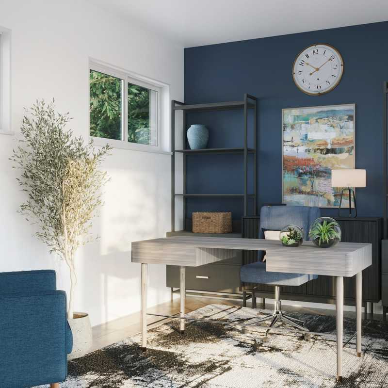 Contemporary, Modern Office Design by Havenly Interior Designer Gabriela