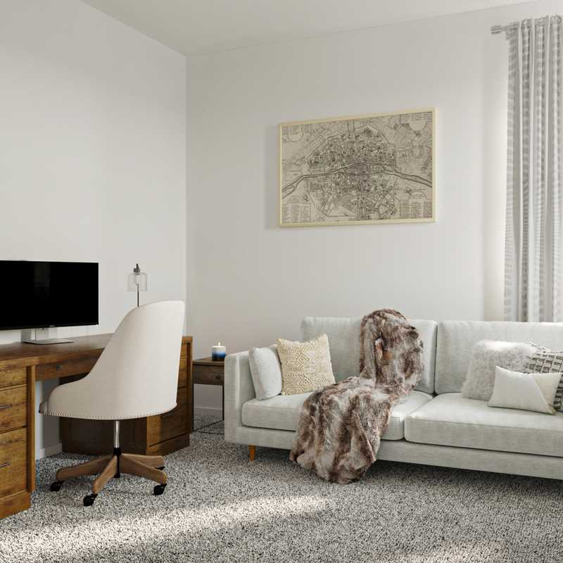 Bohemian, Traditional Office Design by Havenly Interior Designer Alycia