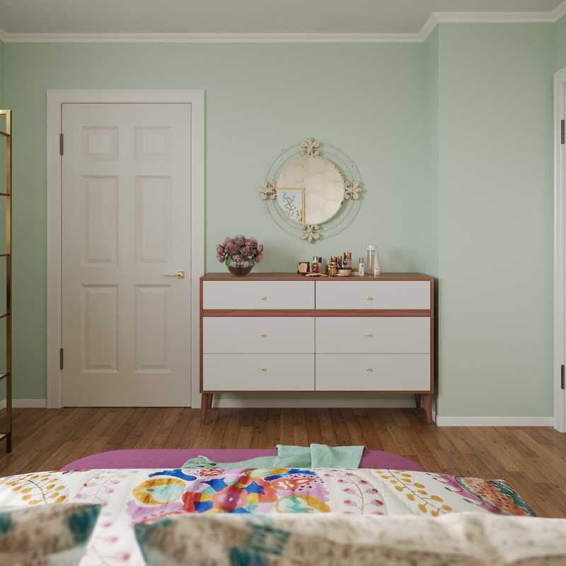 Eclectic, Bohemian, Glam, Global Bedroom Design by Havenly Interior Designer Hanna