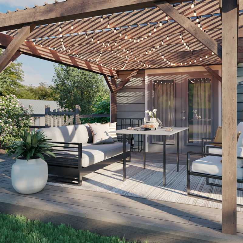Modern Outdoor Space Design by Havenly Interior Designer Elisa