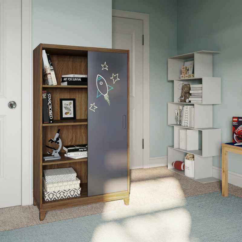Modern, Industrial Bedroom Design by Havenly Interior Designer Fallon