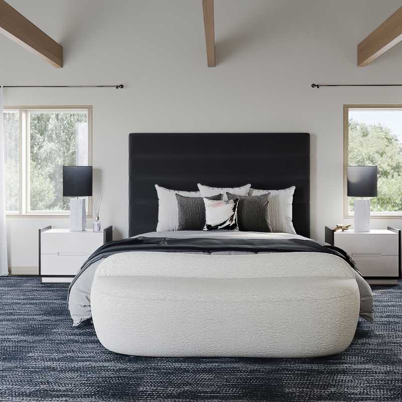 Modern, Glam Bedroom Design by Havenly Interior Designer Laura