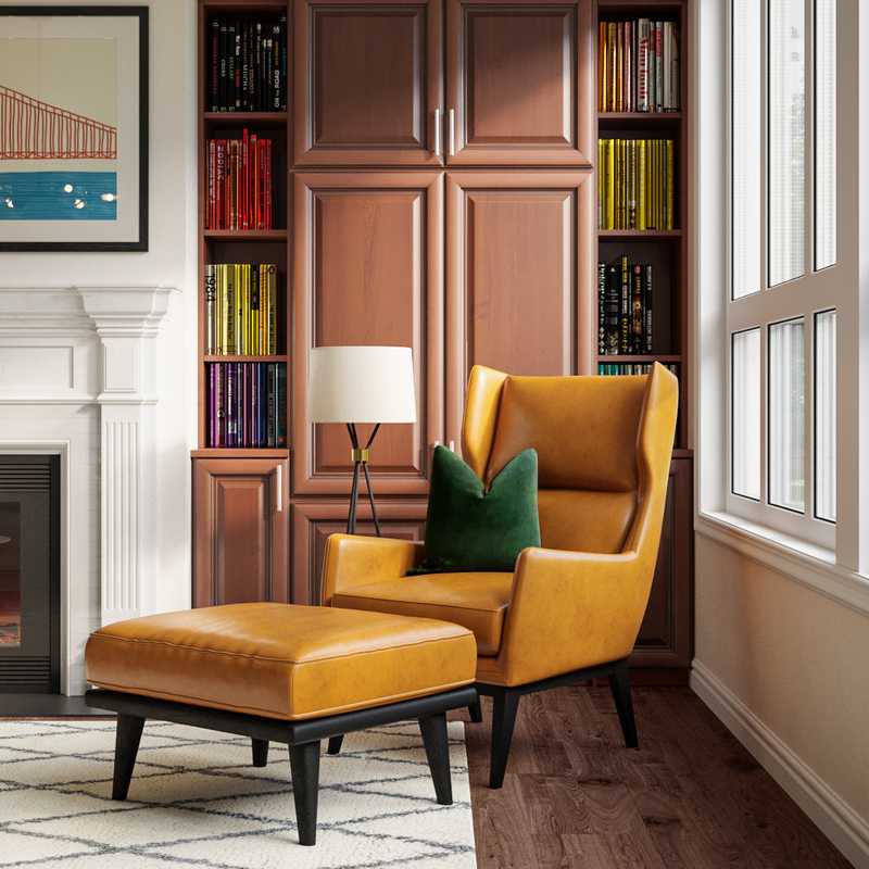 Modern, Farmhouse, Midcentury Modern Living Room Design by Havenly Interior Designer Taylor